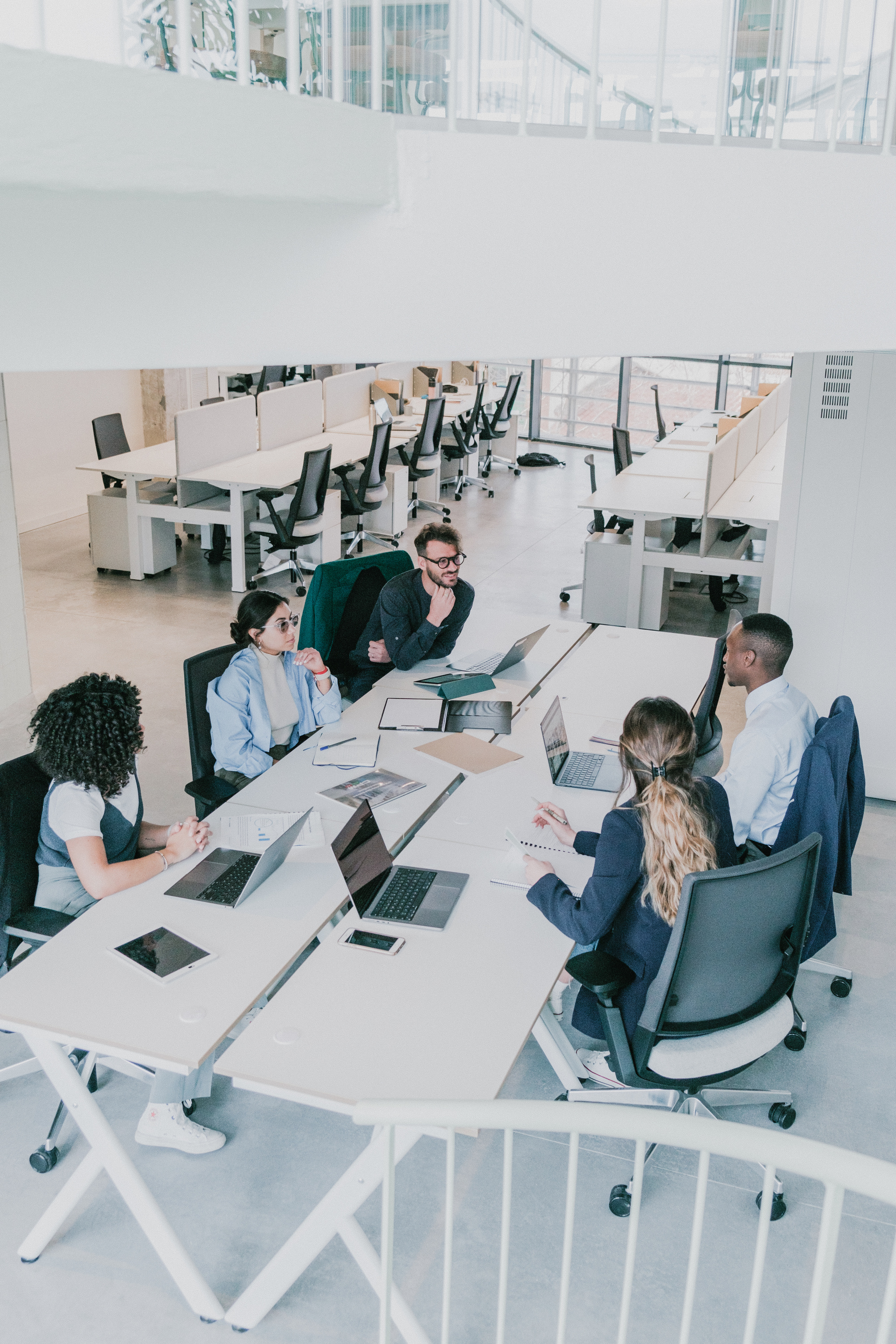 Cool Corporate Team Working in an Office