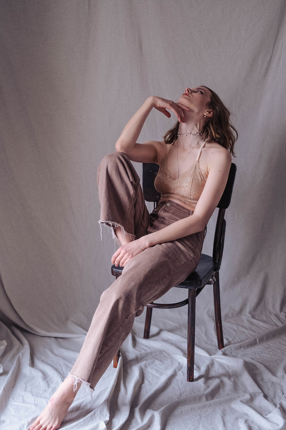 Fashion Tender Girl Aesthetic Photo